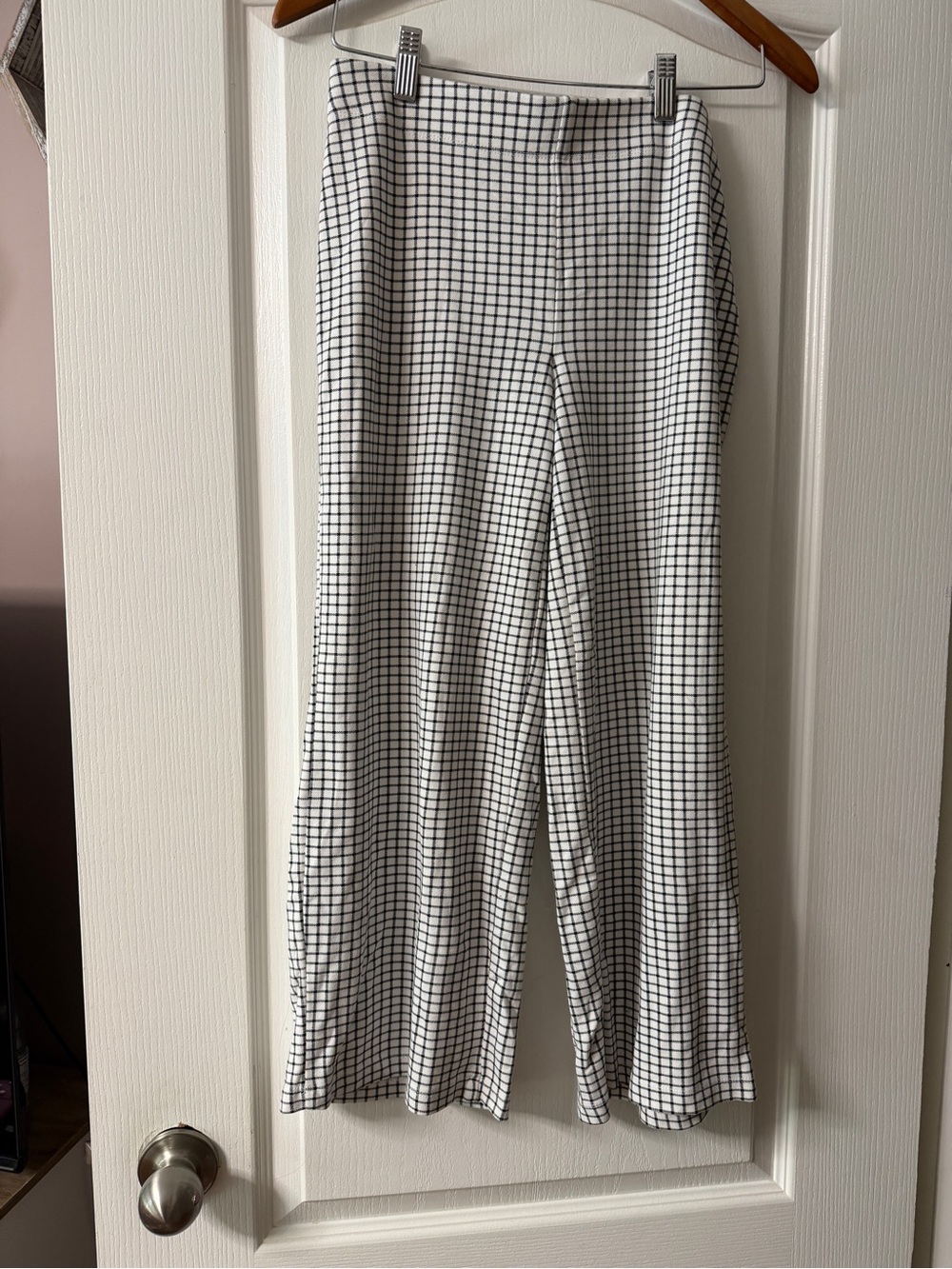 Jules & Leopold Black and White Grid Maxi Skirt